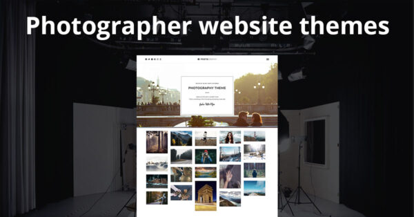 Photographer website themes
