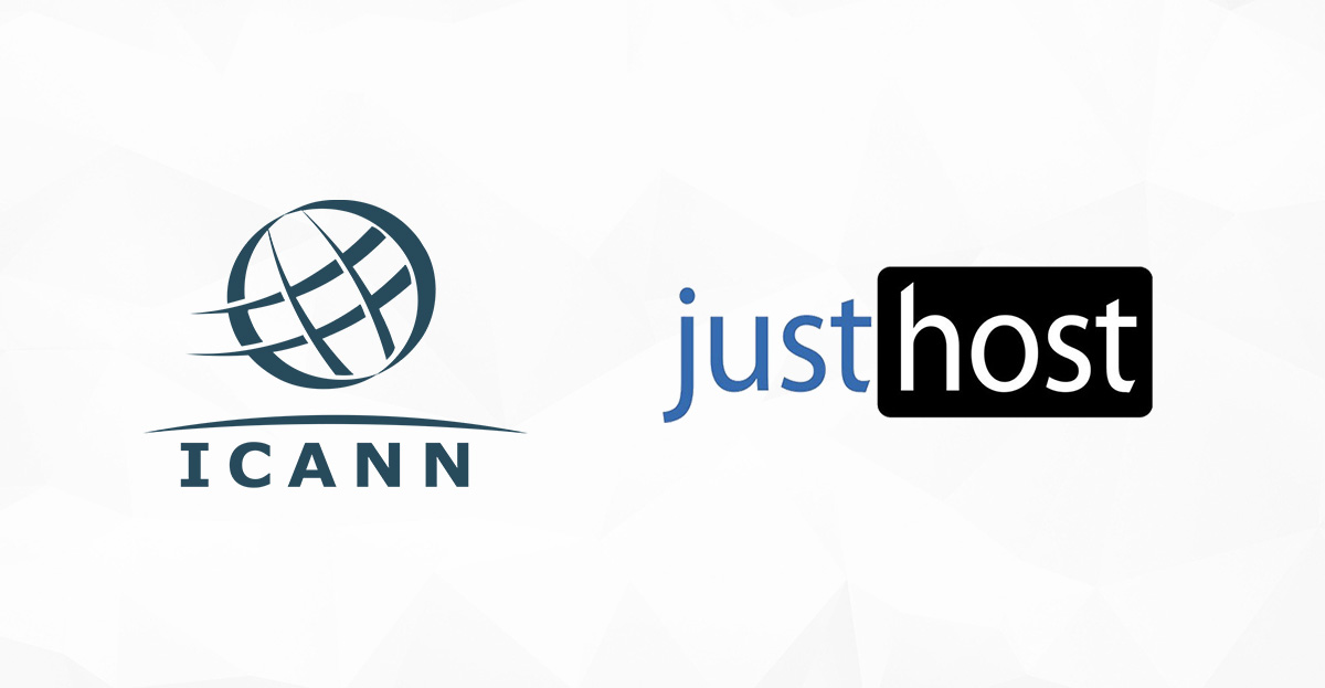 Icann.org a Justhost.com
