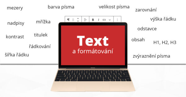 Jak naformátovat text na webu