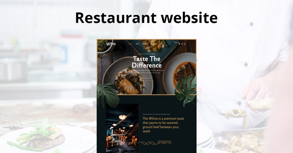Best restaurant website themes